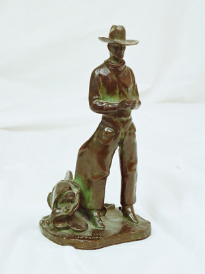 "The Cowboy" sculpture